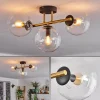 hofstein Gastor Plafonnier, Boule lumineuse 42 cm Or, Noir, 3 lumières* Lampes En Verre