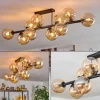 hofstein Gastor Plafonnier, Boule lumineuse Ambre, 10 lumières* Lampes En Verre