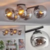 hofstein Gastor Plafonnier, Boule lumineuse Chrome, Clair, Fumé, 5 lumières* Lampes Modernes