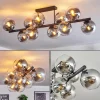 hofstein Gastor Plafonnier, Boule lumineuse Clair, Fumé, 10 lumières* Lampes Modernes