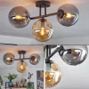 hofstein Gastor Plafonnier, Boule lumineuse Ambre, Fumé, 3 lumières* Lampes Modernes