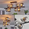 hofstein Gastor Plafonnier, Boule lumineuse Clair, Fumé, 8 lumières* Lampes Modernes