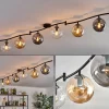 hofstein Gastor Plafonnier, Boule lumineuse Ambre, Clair, Fumé, 6 lumières* Lampes Modernes