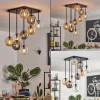 hofstein Gastor Plafonnier, Boule lumineuse Ambre, Clair, Fumé, 9 lumières* Lampes Modernes