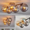 hofstein Gastor Plafonnier, Boule lumineuse Ambre, Fumé, 5 lumières* Lampes Modernes
