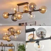 hofstein Gastor Plafonnier, Boule lumineuse Ambre, Clair, Fumé, 8 lumières* Lampes Modernes