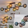 hofstein Gastor Plafonnier, Boule lumineuse Bleu, Vert, Cuivré, 10 lumières* Lampes Modernes