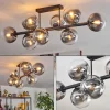 hofstein Gastor Plafonnier, Boule lumineuse Clair, Fumé, 8 lumières* Lampes Modernes