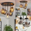 hofstein Gastor Plafonnier, Boule lumineuse 45 cm Ambre, Clair, Fumé, 5 lumières* Lampes Modernes