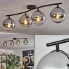 hofstein Gastor Plafonnier, Boule lumineuse Chrome, Clair, Fumé, 4 lumières* Lampes Modernes