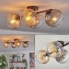 hofstein Gastor Plafonnier, Boule lumineuse Ambre, Clair, Fumé, 4 lumières* Lampes Modernes