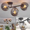 hofstein Gastor Plafonnier, Boule lumineuse Fumé, 3 lumières* Lampes Modernes
