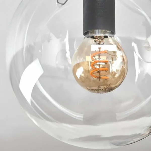 hofstein Gastor Plafonnier, Boule lumineuse Clair, 3 lumières* Lampes En Verre
