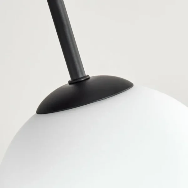 hofstein Gastor Plafonnier, Boule lumineuse Blanc, 5 lumières* Lampes En Verre