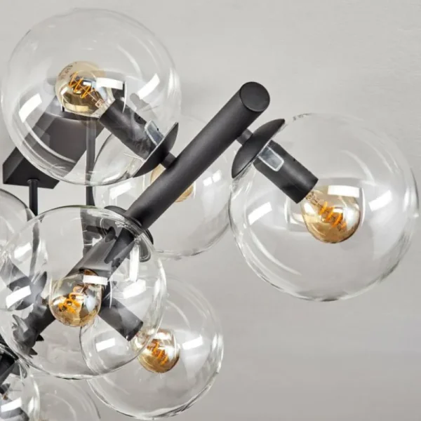 hofstein Gastor Plafonnier, Boule lumineuse Clair, 10 lumières* Lampes En Verre