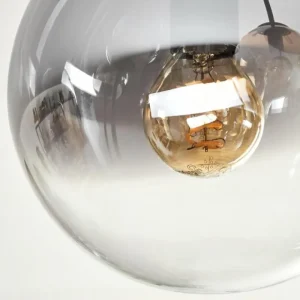 hofstein Gastor Plafonnier, Boule lumineuse 45 cm Ambre, Clair, Fumé, 5 lumières* Lampes Modernes