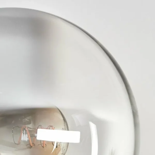 hofstein Gastor Plafonnier, Boule lumineuse Chrome, Fumé, 6 lumières* Lampes Modernes