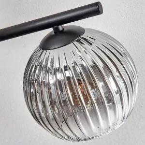 hofstein Gastor Plafonnier, Boule lumineuse Clair, Fumé, 5 lumières* Lampes Modernes