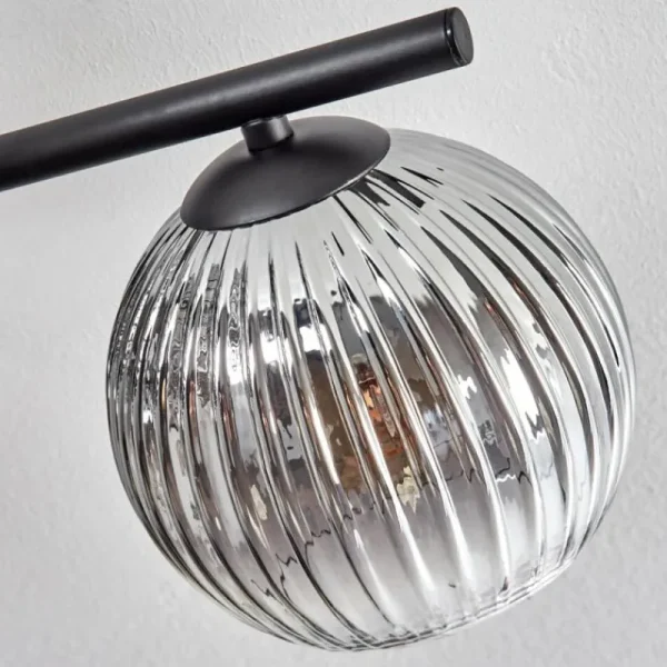 hofstein Gastor Plafonnier, Boule lumineuse Clair, Fumé, 5 lumières* Lampes Modernes