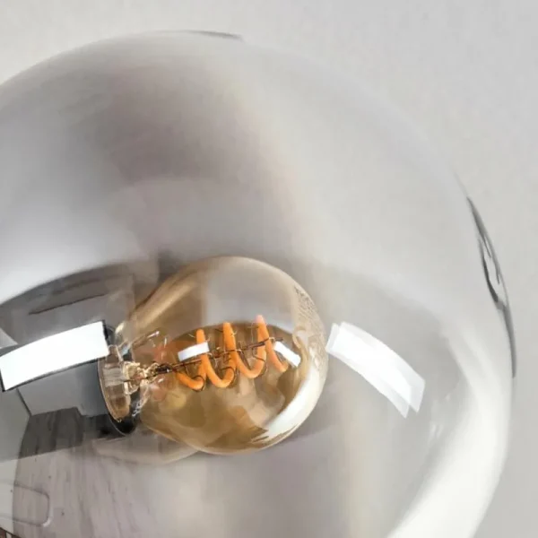 hofstein Gastor Plafonnier, Boule lumineuse Ambre, Clair, Fumé, 10 lumières* Lampes Modernes