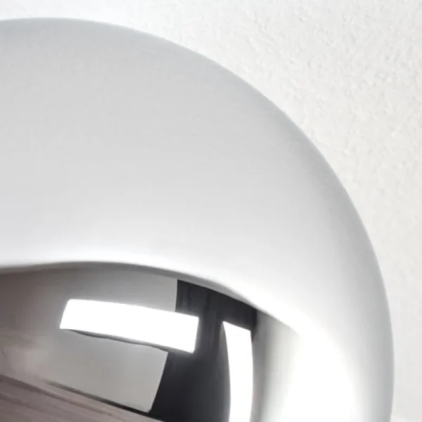 hofstein Gastor Plafonnier, Boule lumineuse Chrome, Fumé, 3 lumières* Lampes Modernes