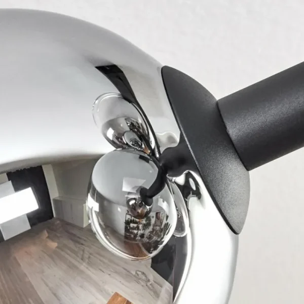 hofstein Gastor Plafonnier, Boule lumineuse Chrome, Clair, Fumé, 6 lumières* Lampes Modernes