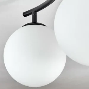 hofstein Gastor Plafonnier, Boule lumineuse Blanc, 2 lumières* Lampes En Verre