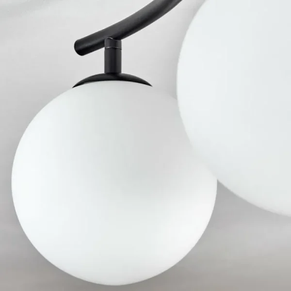 hofstein Gastor Plafonnier, Boule lumineuse Blanc, 2 lumières* Lampes En Verre