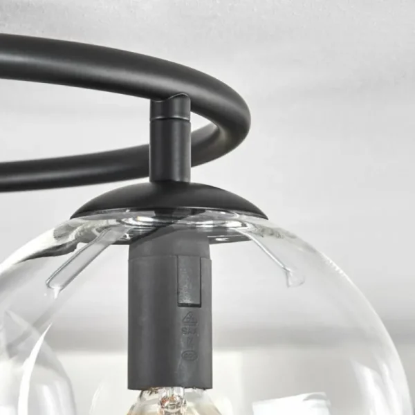 hofstein Gastor Plafonnier, Boule lumineuse Clair, 3 lumières* Lampes En Verre