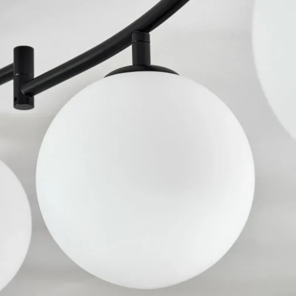 hofstein Gastor Plafonnier, Boule lumineuse Blanc, 6 lumières* Lampes En Verre