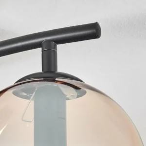 hofstein Gastor Plafonnier, Boule lumineuse Ambre, Clair, 2 lumières* Lampes En Verre