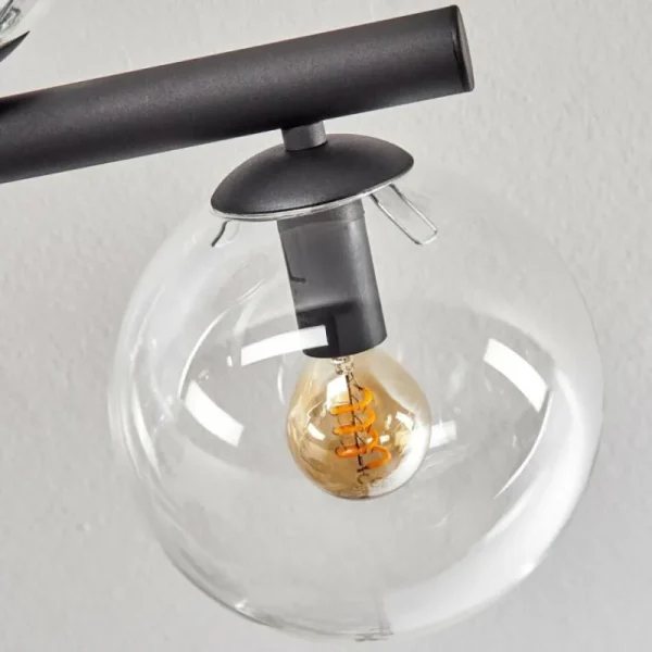 hofstein Gastor Plafonnier, Boule lumineuse Clair, 10 lumières* Lampes En Verre