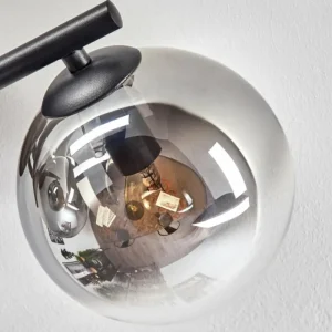 hofstein Gastor Plafonnier, Boule lumineuse Clair, Fumé, 3 lumières* Lampes Modernes