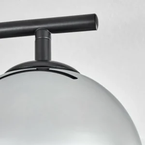 hofstein Gastor Plafonnier, Boule lumineuse Chrome, Clair, Fumé, 4 lumières* Lampes Modernes