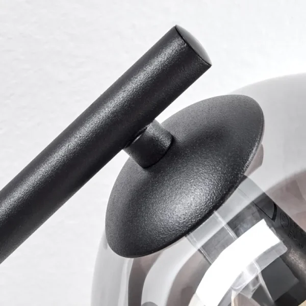 hofstein Gastor Plafonnier, Boule lumineuse Fumé, 3 lumières* Lampes Modernes