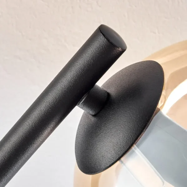 hofstein Gastor Plafonnier, Boule lumineuse Ambre, Clair, Fumé, 3 lumières* Lampes Modernes