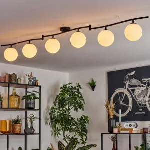 hofstein Gastor Plafonnier, Boule lumineuse Blanc, 6 lumières* Lampes En Verre