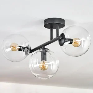 hofstein Gastor Plafonnier, Boule lumineuse Clair, 3 lumières* Lampes En Verre