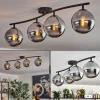 hofstein Gastor Plafonnier Chrome, Fumé, 4 lumières* Lampes Modernes