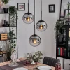 hofstein Gastor Suspension, Boule lumineuse 30 cm Clair, Fumé, 3 lumières* Lampes Modernes