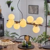 hofstein Gastor Suspension, Boule lumineuse, Suspension Blanc, 10 lumières* Lampes En Verre