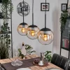 hofstein Gastor Suspension, Boule lumineuse Ambre, Clair, 3 lumières* Lampes En Verre