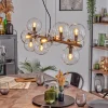 hofstein Gastor Suspension, Boule lumineuse, Suspension Clair, 10 lumières* Lampes En Verre