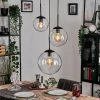 hofstein Gastor Suspension, Boule lumineuse Clair, 3 lumières* Lampes En Verre