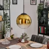 hofstein Gastor Suspension, Boule lumineuse 30 cm Or, Clair, 1 lumière* Lampes En Verre