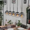 hofstein Gastor Suspension, Boule lumineuse, Suspension Clair, Fumé, 5 lumières* Lampes Modernes