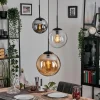 hofstein Gastor Suspension, Boule lumineuse 30 cm Ambre, Clair, Fumé, 3 lumières* Lampes Modernes