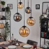 hofstein Gastor Suspension, Boule lumineuse 45 cm Noir, 5 lumières* Lampes Modernes