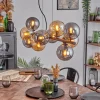 hofstein Gastor Suspension, Boule lumineuse, Suspension Ambre, Fumé, 10 lumières* Lampes Modernes