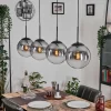 hofstein Gastor Suspension, Boule lumineuse, Suspension Clair, Fumé, 4 lumières* Lampes Modernes
